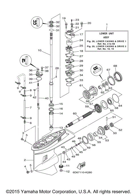 LOWER CASING DRIVE 1