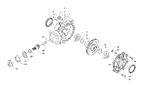 REAR DRIVE GEARCASE ASSEMBLY [302332]