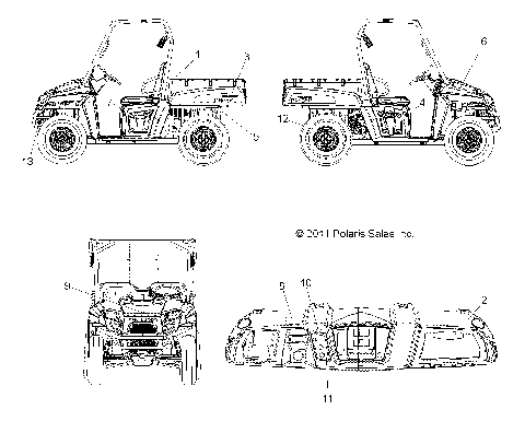 BODY, DECALS - R12RH45AG/AH/AR (49RGRDECAL12400)