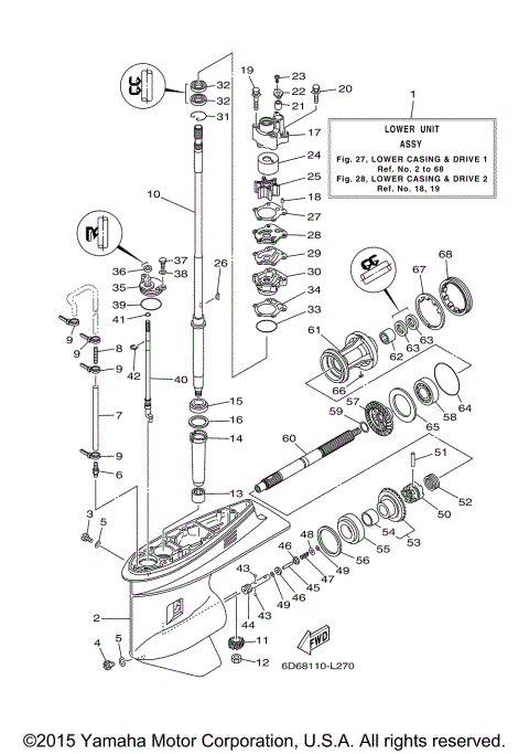 LOWER CASING DRIVE 1