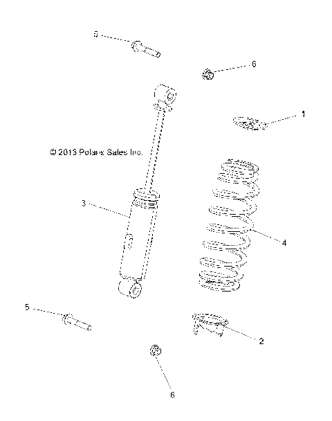 SUSPENSION, FRONT SHOCK - R16B1PD1AA/2P (49BRUTUSSHOCK13)