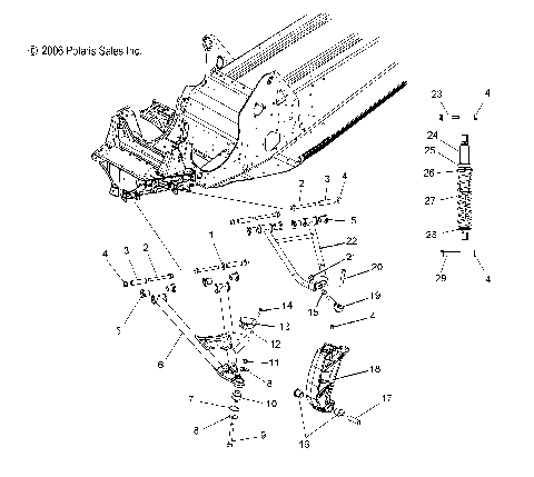 SUSPENSION, FRONT - S07PT6HS/HE (49SNOWSUSPFRTCLEANTRG)