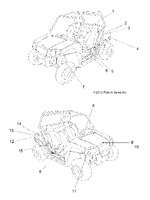 BODY, DECALS - R14VA17AA (49RGRDECAL13RZR170)