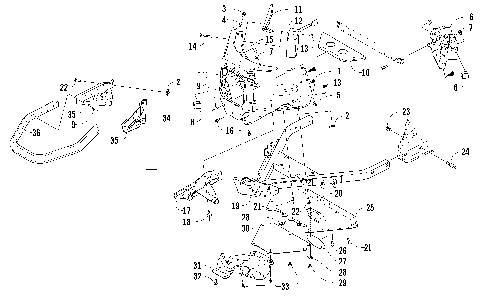 FRONT BUMPER AND FRAME ASSEMBLY [97818]
