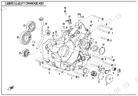 LEFT CRANKCASE