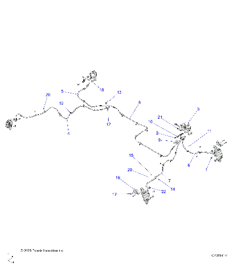 BRAKES, BRAKE LINES AND MASTER CYLINDER - R25T6E99RM/SM (C701141-1)