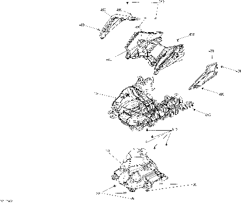 02- Air Intake Manifold Rave - 600 RS