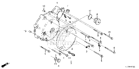 LEFT CRANKCASE COVER