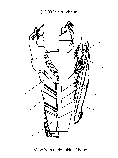 BODY, HOOD FOAM/FIBER - S10BF6KSL/KSA/KEA (49SNOWHOODSCFL10PR)