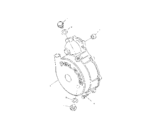 FLYWHEEL COVER - C11RB42AA/C11RD50AA/AB/C11RF50AA (4981898189E06)