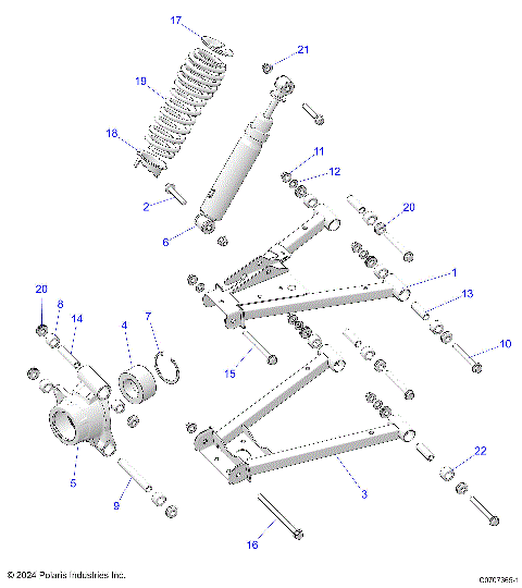 SUSPENSION, REAR -   (C0707365-1)