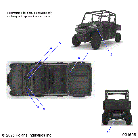 BODY, DECALS, GENERAL