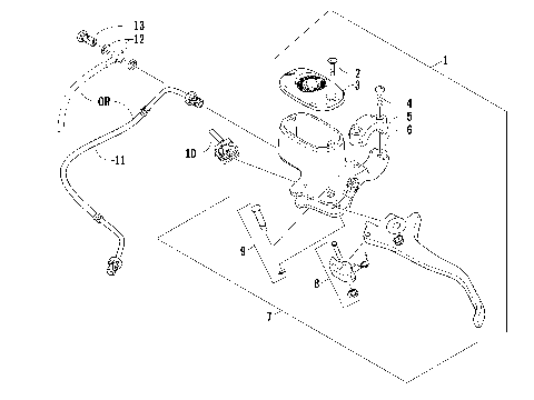 HYDRAULIC HAND BRAKE ASSEMBLY [81200]