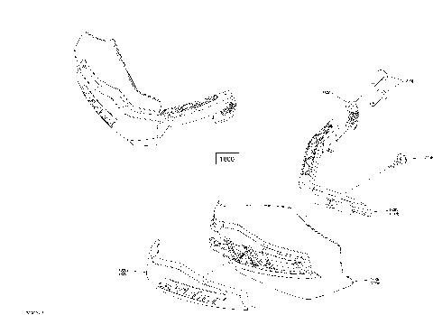 09- Body - Hood Section - XRS - Hand Protector - Can-Am Red