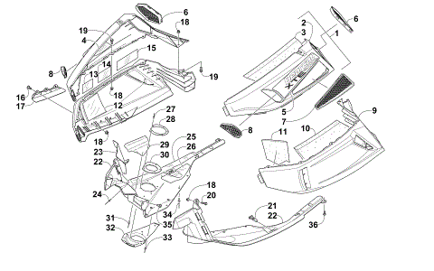 SKID PLATE AND SIDE PANEL ASSEMBLY