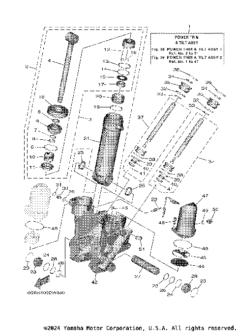 POWER TRIM TILT ASSY 1