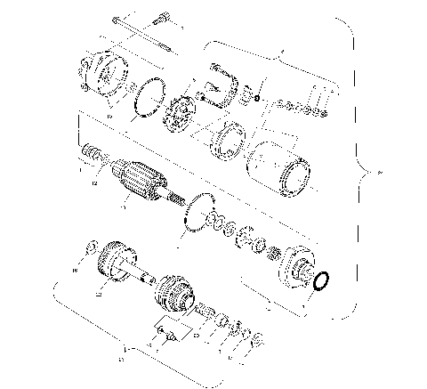 STARTING MOTOR - W035303CA/CB/IA/IB (4981068106C03)