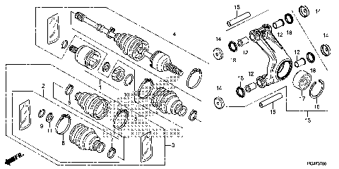 REAR KNUCKLE@REAR DRIVE