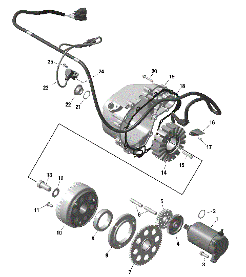01- ROTAX - Magneto and Electric Starter