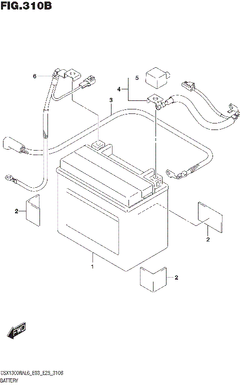BATTERY (GSX1300RAL6 E28)