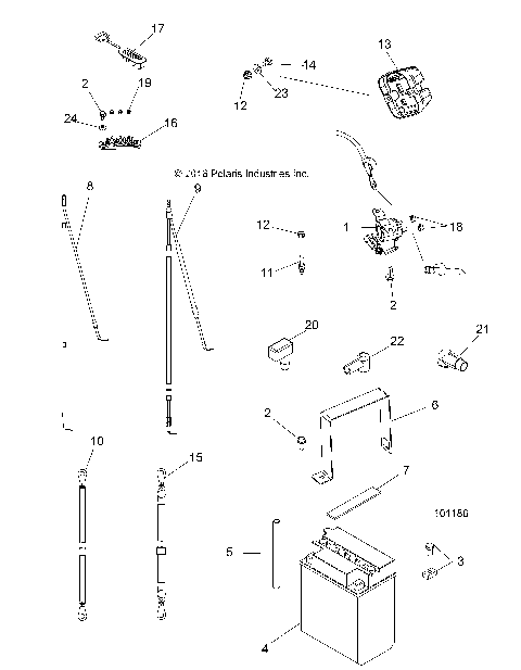 ELECTRICAL, BATTERY - A17DAA57A5 (101186)