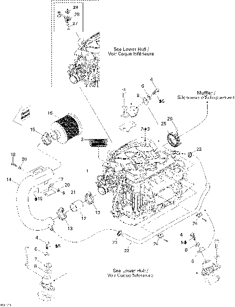 01- Engine And Air Intake Silencer