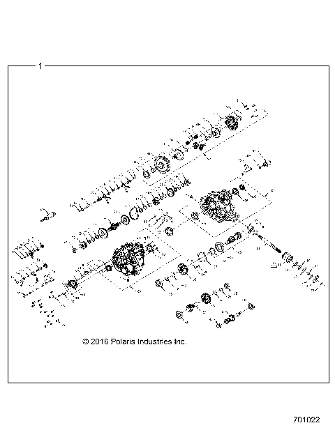 DRIVE TRAIN, MAIN GEARCASE (FROM 2/2/16) - Z16VHE57AK/AS (701022)