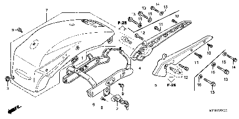 REAR FENDER@GRAB RAIL