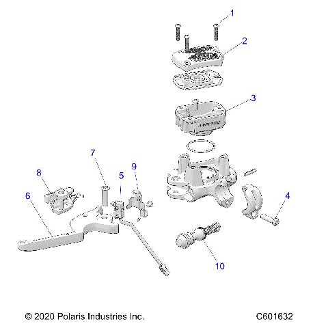 BRAKES, MASTER CYLINDER ASM. - S21TDV8RS/8RE ALL OPTIONS (C601632)