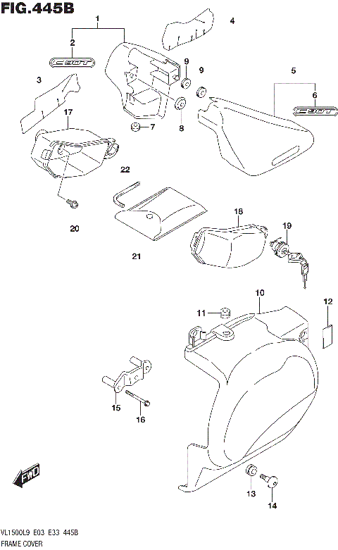 FRAME COVER (VL1500BL9 E33)