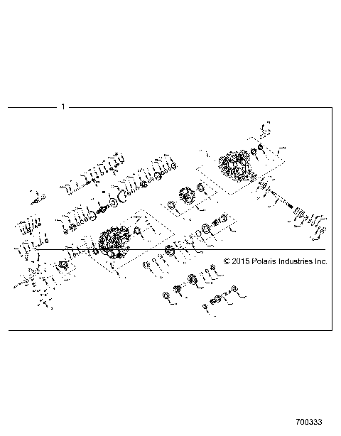 DRIVE TRAIN, MAIN GEARCASE INTERNALS - Z16VCE87AB/AR/AE/AS (700333)