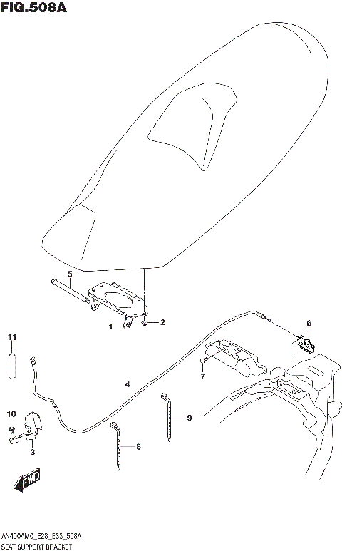 SEAT SUPPORT BRACKET