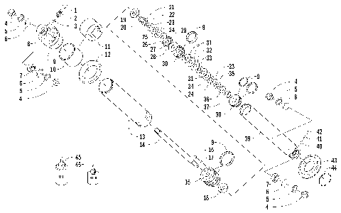 REAR SUSPENSION SHOCK ABSORBER [94119]