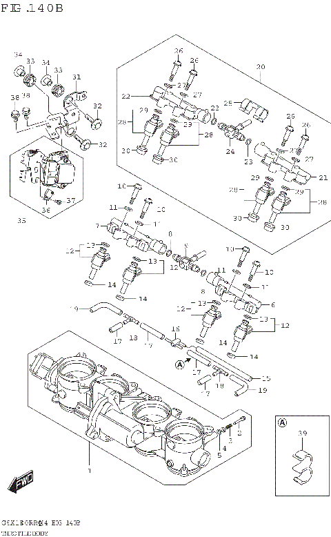 THROTTLE BODY (E03,E28)
