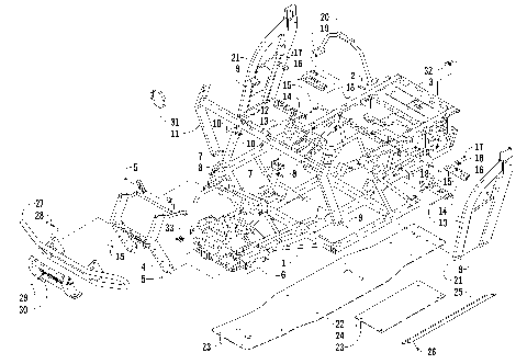 FRAME AND RELATED PARTS [92465]