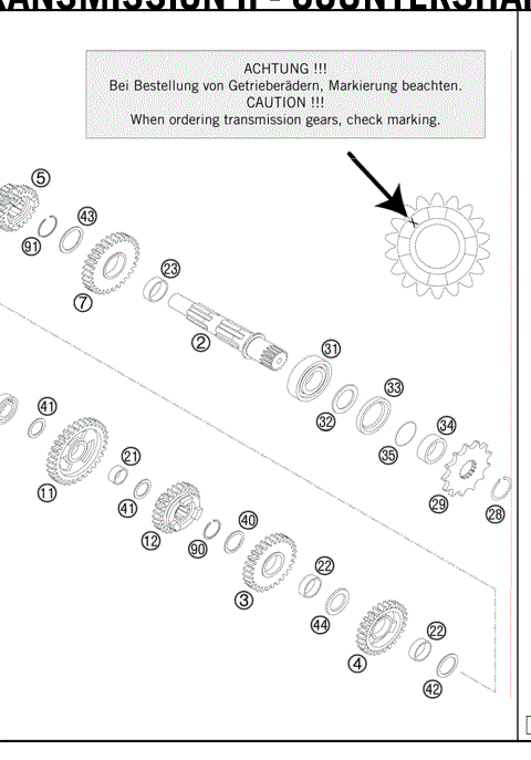 TRANSMISSION II - COUNTERSHAFT 