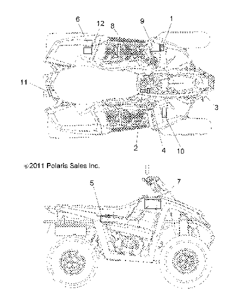 BODY, DECALS - A12NG50FA (49ATVDECAL12SCRAMI)