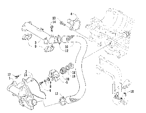 WATER PUMP/WATER MANIFOLD [87087]