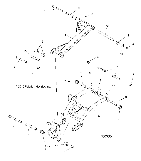 SUSPENSION, REAR - A17SXE95FL (100933)