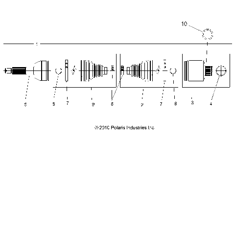 DRIVE TRAIN, REAR DRIVE SHAFT - A15SAA32EH (49ATVSHAFTDRIVERR1333275)