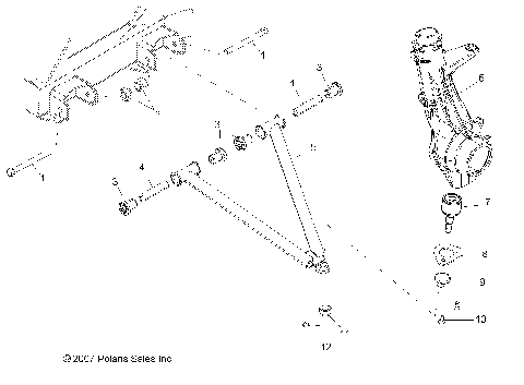 SUSPENSION, A-ARM and STRUT MOUNTING - R09RB50AF (49RGRAARM082X4)