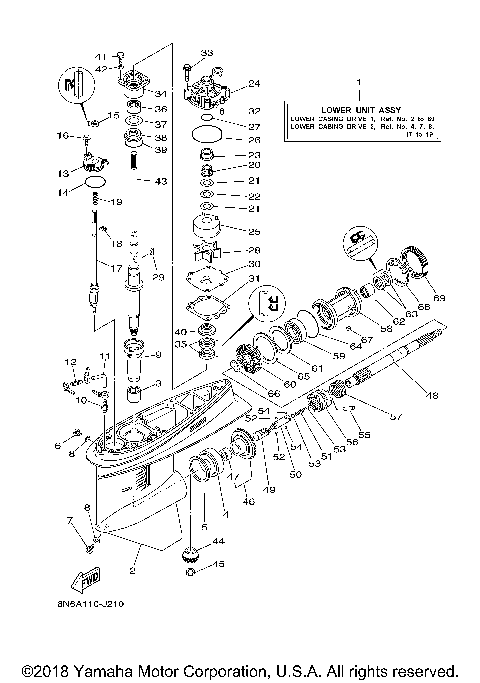LOWER CASING DRIVE 1