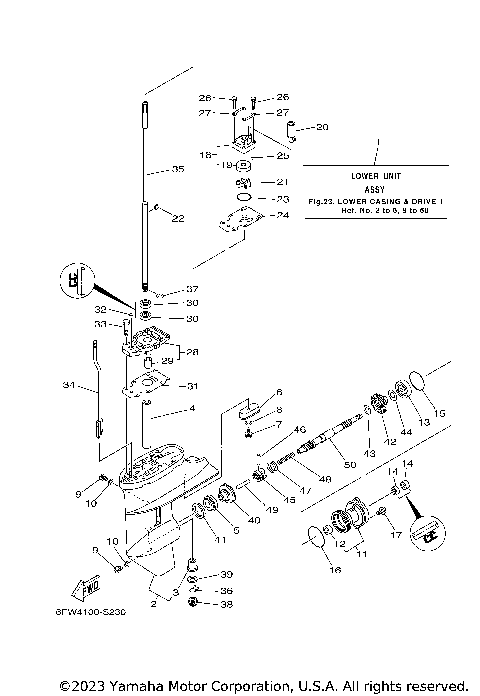 LOWER CASING DRIVE 1