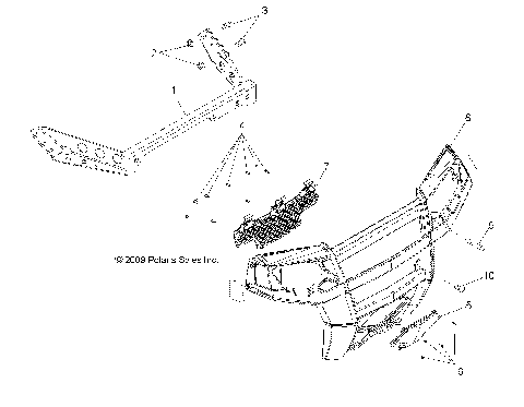 BODY, FRONT BUMPER - R10VH76AB/AO/AQ/AW (49RGRBUMPER10RZRS)