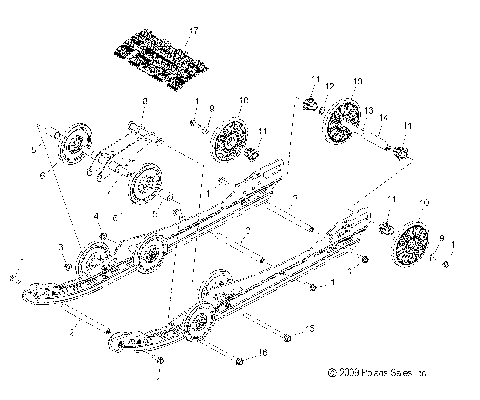 SUSPENSION, REAR and TRACK - S10BF6KSL/KSA/KEA (49SNOWSUSPRR10PR)