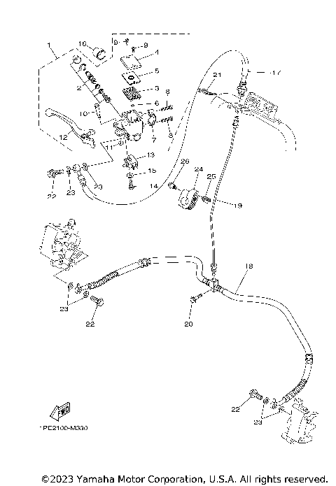 FRONT MASTER CYLINDER