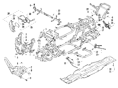 BUMPER, FRAME, AND HEADLIGHT ASSEMBLIES [94370]