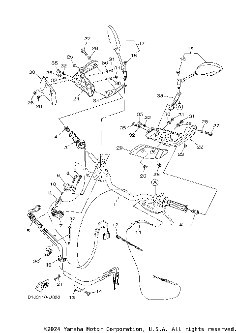 STEERING HANDLE CABLE