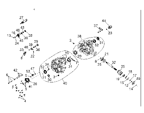 DRIVE TRAIN, MAIN GEARCASE - Z15VHA57FJ (49RGRTRANS1333133)