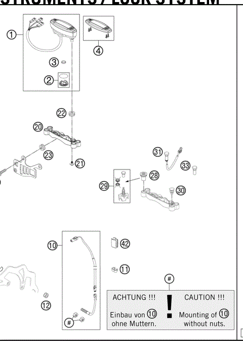 INSTRUMENTS / LOCKSYSTEM 